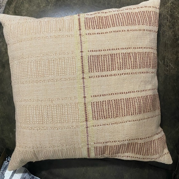 Amber Lewis x Loloi Marin Striped Throw Pillow - Picture 3 of 4